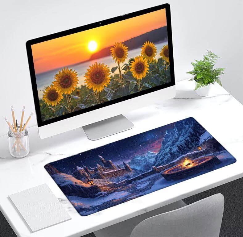 Desk mat paysage de montagne pour sublimer votre setup PC - 2