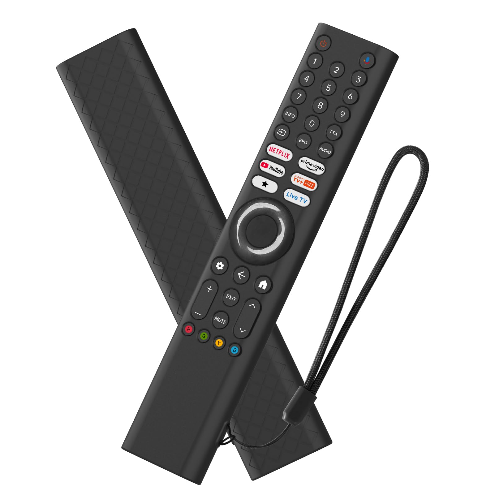 Cotbolt Silicone Remote Cover for Xiaomi Mi TV 2025 Model Remote, Black, Diamond Textured, Precision Button Holes (Black, XIAOMI TV 2025)-picture-17