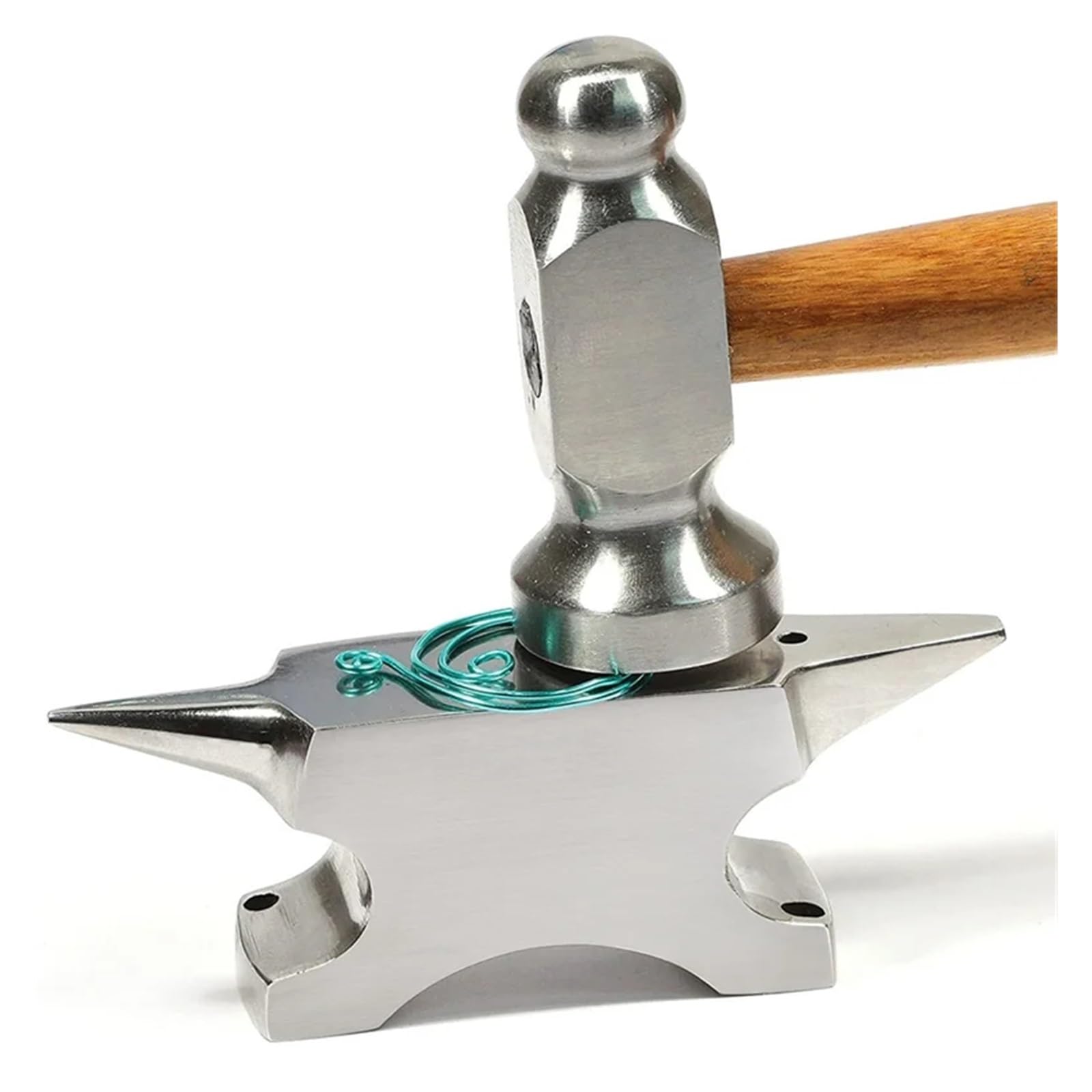 VFIDPSU Incudine a Doppio Corno, Strumento for grafici, modellatura, Facile da Usare, in Acciaio, fabbri, Strumento for Gioielli, Mini Incudine a Corno, banco da Lavoro