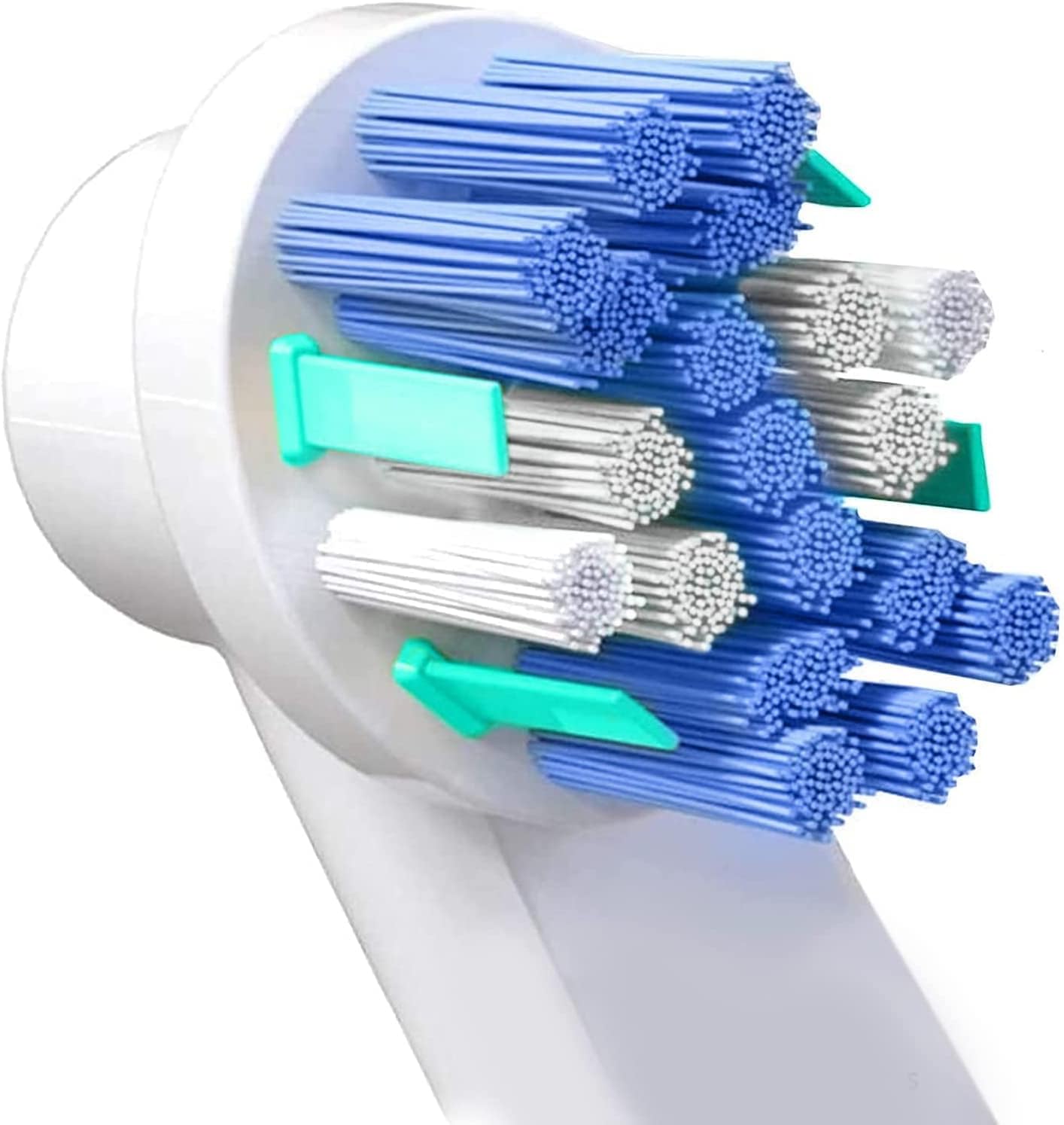 Replacement Brush Heads for Oral B- Professional Flossing Toothbrushes Compatible with Oralb Braun Electric Toothbrush- Pack of 12 - Fits The Oral-B 7000, Pro 1000, Action, & More