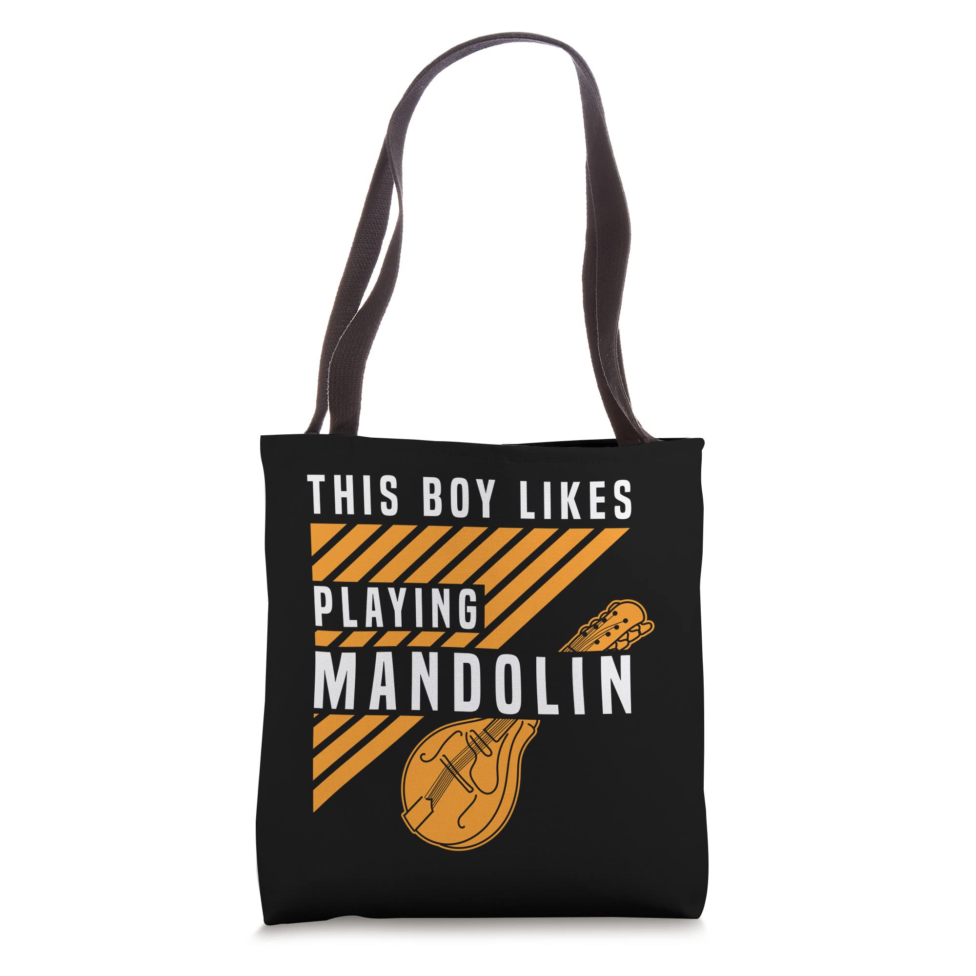Boy Likes Mandlon Bluegrass Folk Music Musician Tote Bag