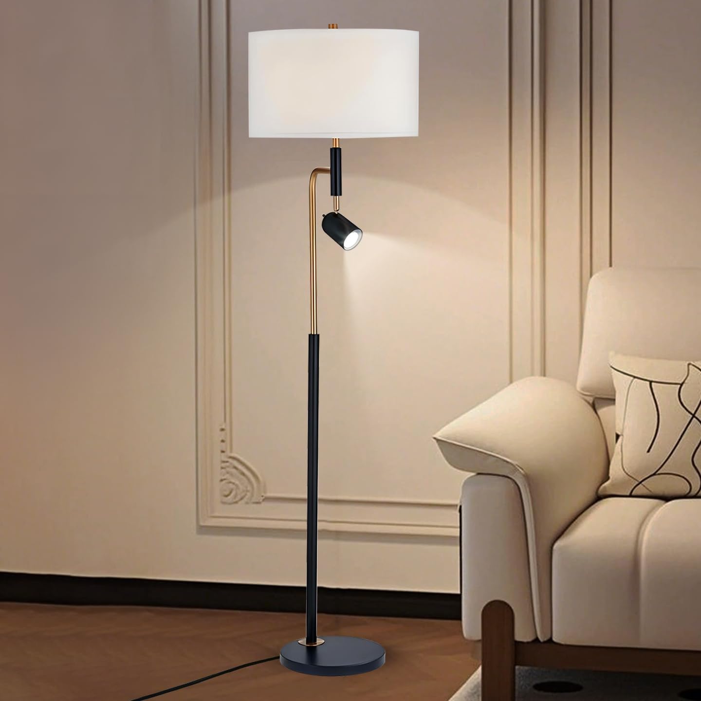 Smartway® Rimax Modern LED Floor Lamp | Adjustable Standing Lamp with Dual Light Modes | Premium Aluminium Body | Stylish Living Room, Bedroom & Office Decor| 1-Year Warranty| Bulb not Included-image-35