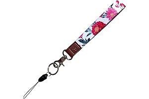 Accessorize On the Go: Key Chain Key Ring Wristlet, Woven Key Holder Lanyard for Women