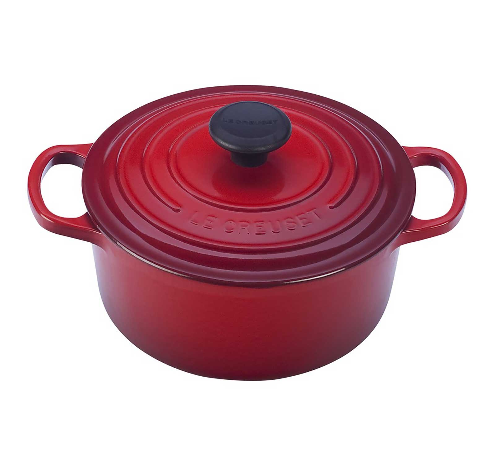 未使用】LE CREUSET ルクルーゼ ココットロンド 両手鍋 チリレッド 