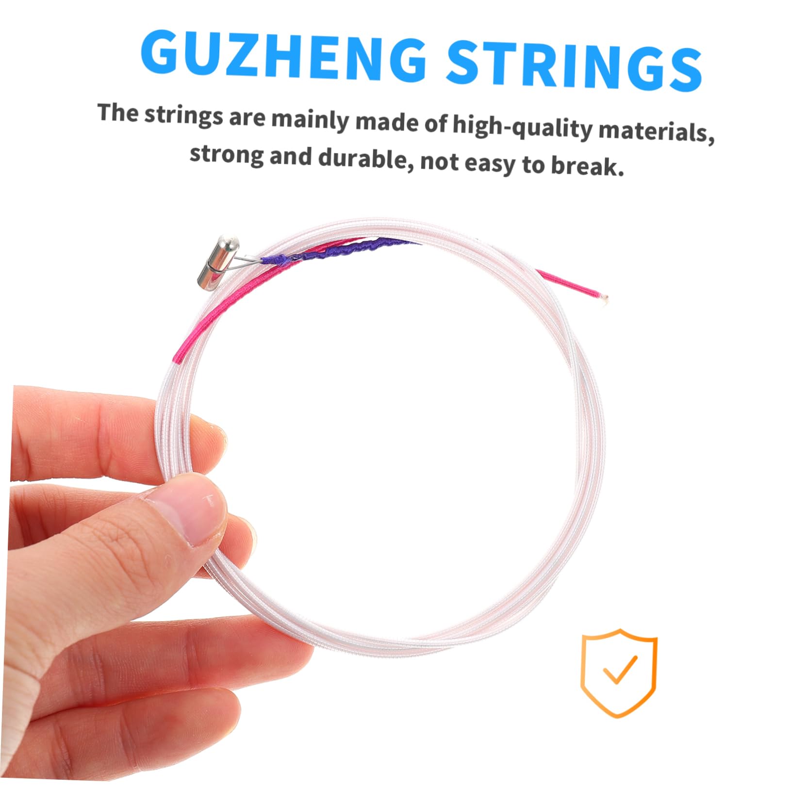 HEMOTON Guzheng Strings Full Set of 21 Strings Replacement Strings for Guzheng Crisp Sound