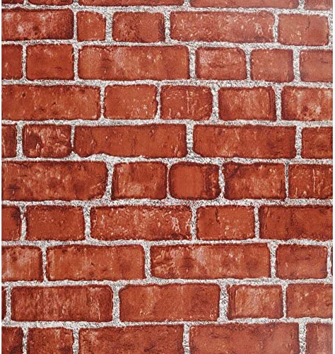 xutong Selbstklebende Tapete Tapete Backstein selbstklebend Wandaufkleber...