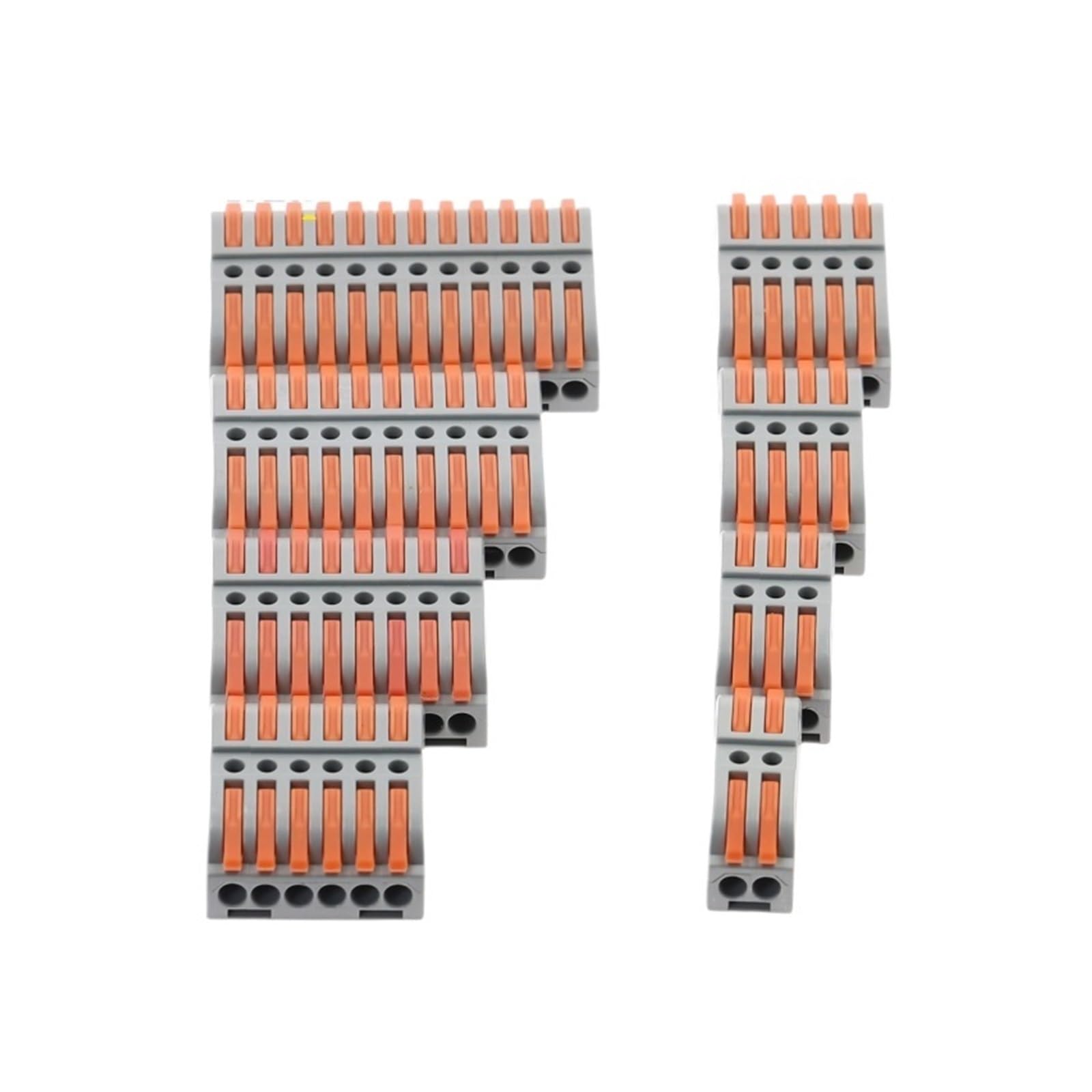 Connettore di cablaggio rapido da 2-12 pin Cavo di cablaggio splitter universale Push-in Can Combinato Morsettiera for casa 223(8P,20pcs)