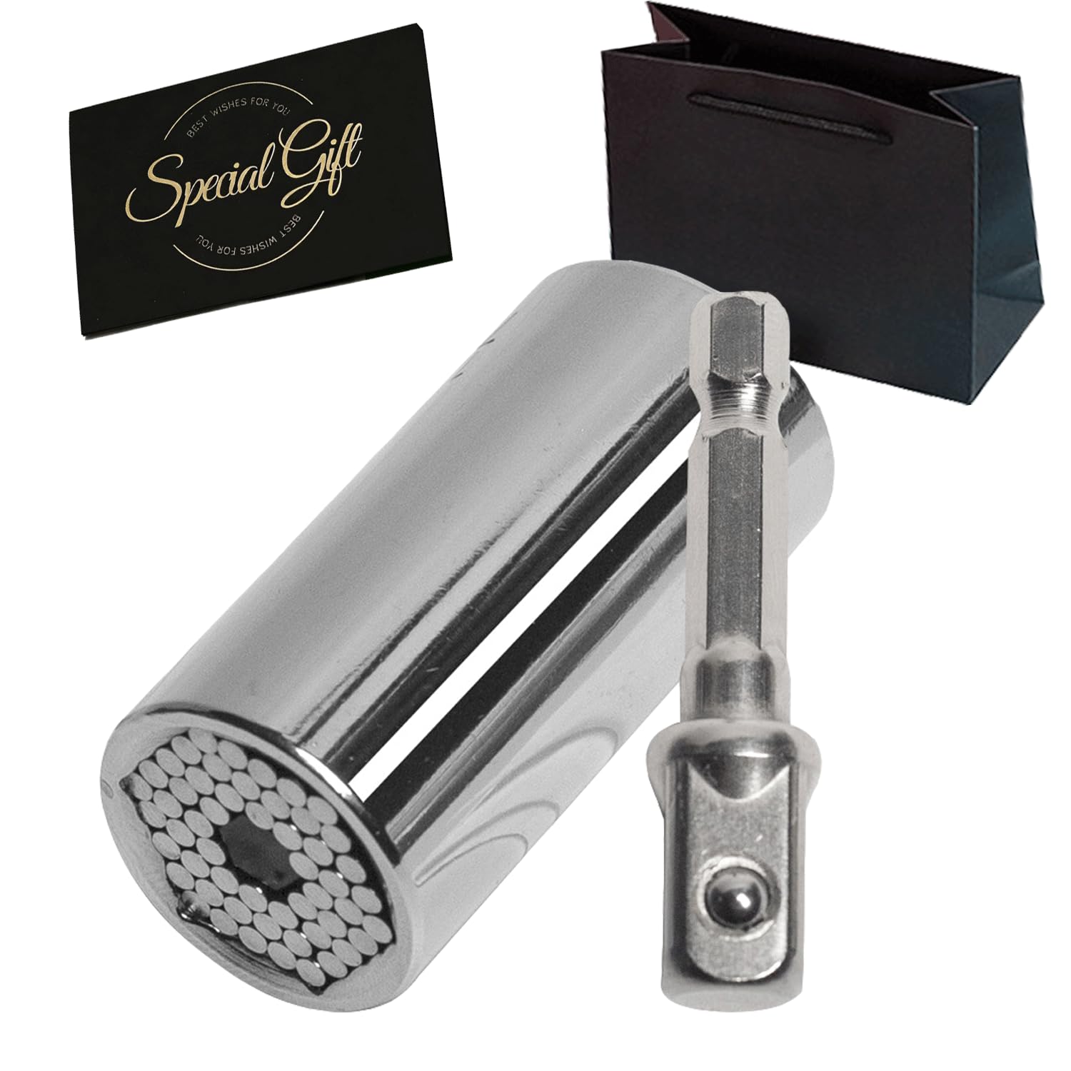 FBBEVWBK Father Day Gift for Dad, Universal Socket Wrench, Men Gift, Gift for Men Who Have Everything, Gadget Gifts for Man Hand Tools