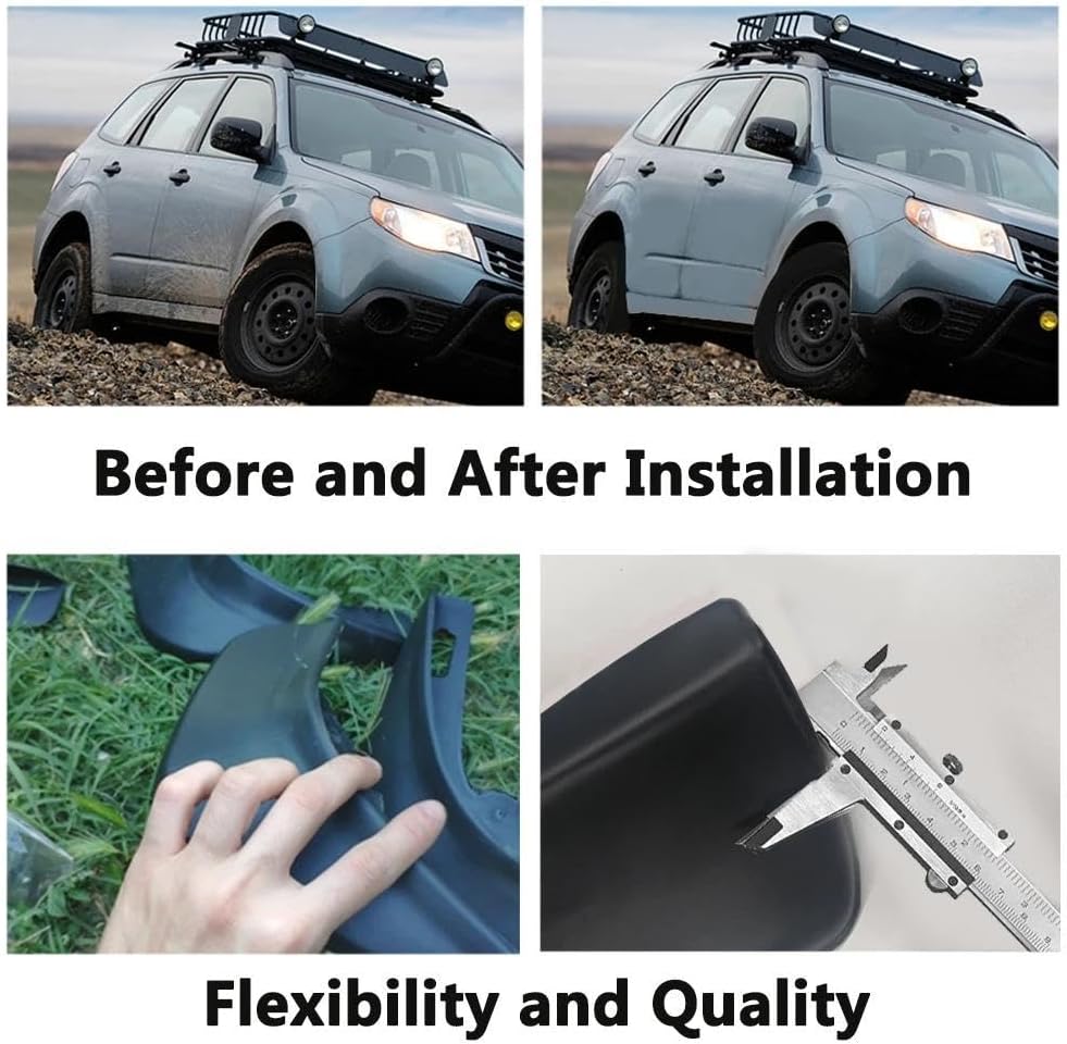 Car Splash Proof Mud Flaps 4Pcs for A6 for S-Line 2018-2025 Splash-Proof Front Rear Mudguards Car Accessories