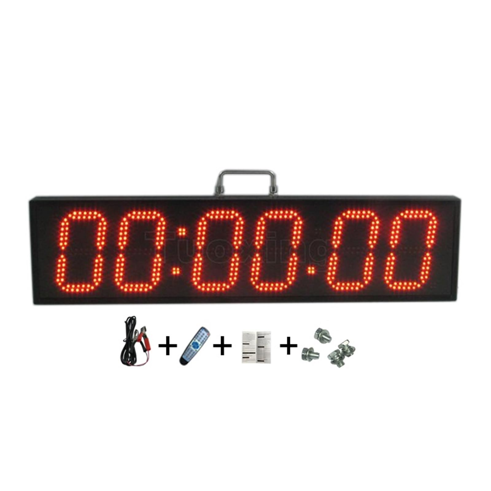 6" 6 Digital LED Large Race Clock/timer