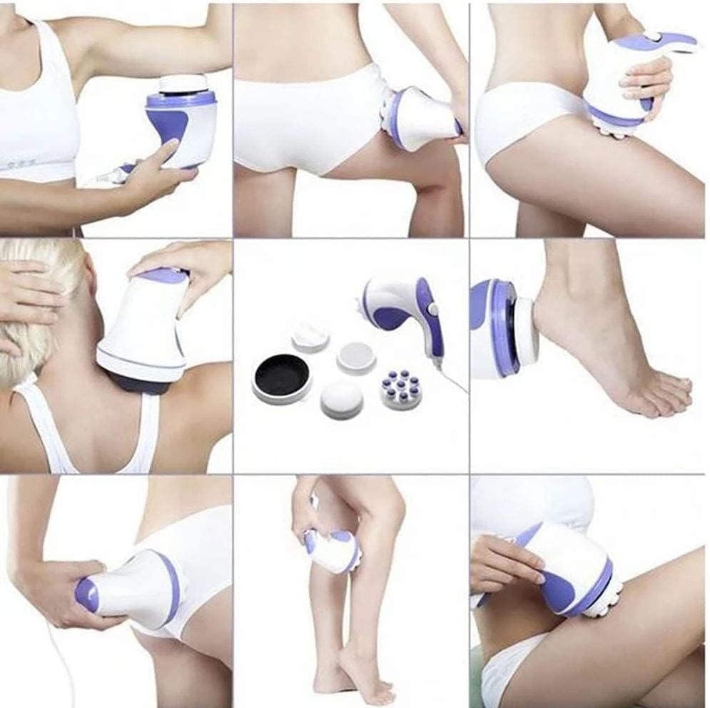 Pijano Relax Spin Tone Body Massage | Handheld Full Body Massage Machine | Deep tissue vibrational therapy for pain relief and slimming | Electric massage for neck, back, shoulders and legs Pijano Relax Spin Tone Body Massage | Handheld Full Body Massage Machine | Deep tissue vibrational therapy for pain relief and slimming | Electric massage for neck, back, shoulders and legs