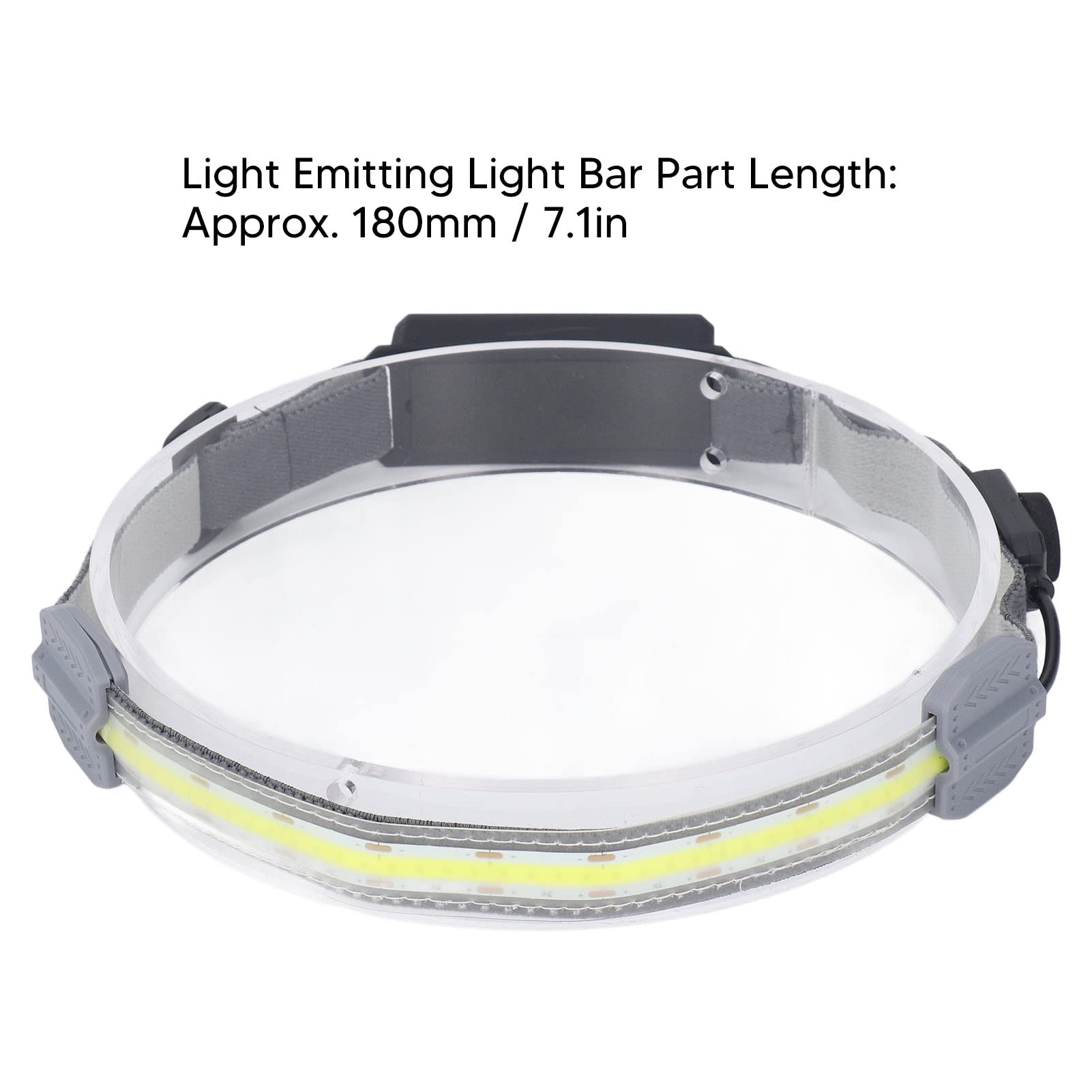 Linterna frontal recargable de 1000 lm, carga USB, linterna frontal LED para pesca, senderismo, camping, ligera, correa ajustable, brillante, portátil, larga duración de la batería
