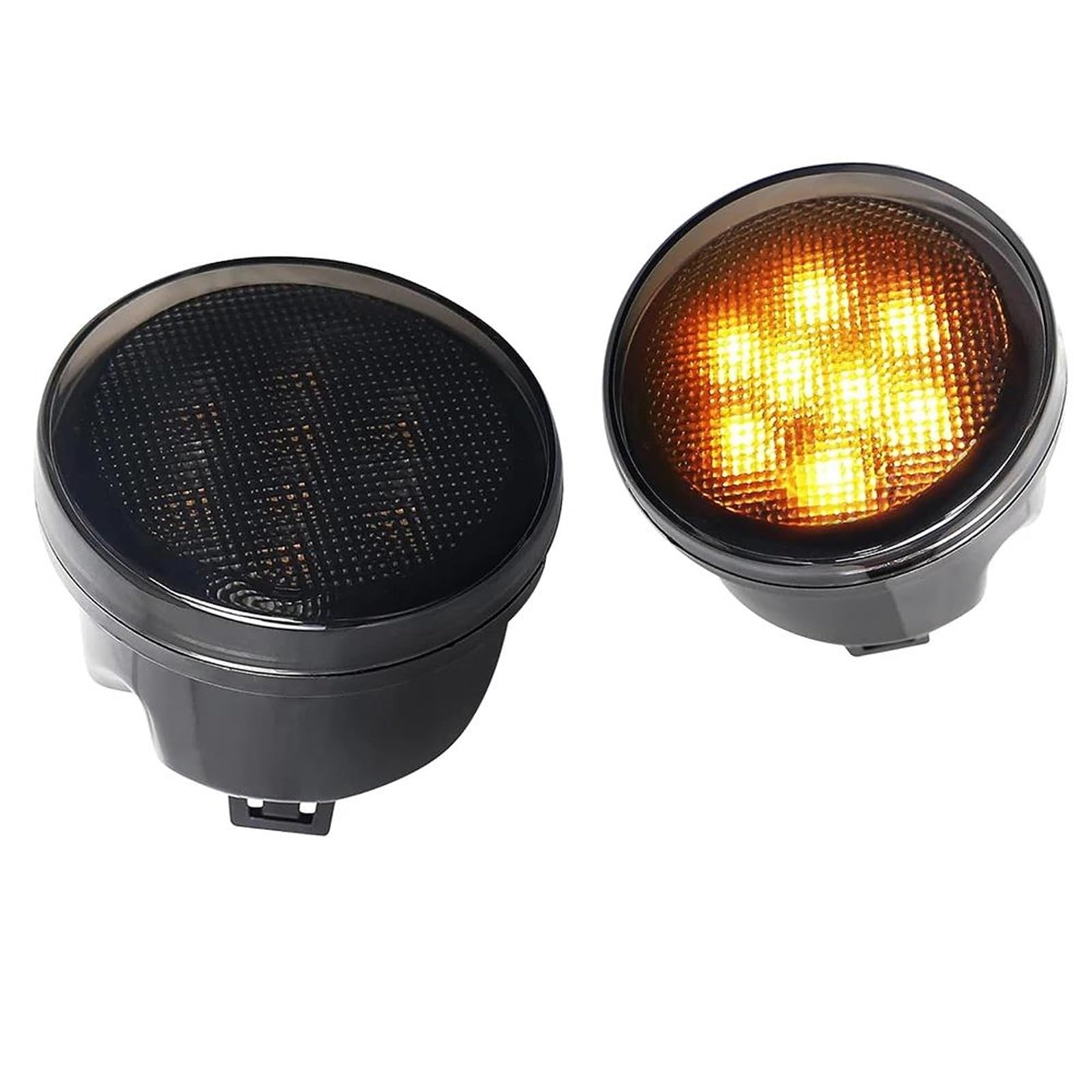 Feux de signalisation avant latéraux Jeep Wrangler JK clignotant aile orange