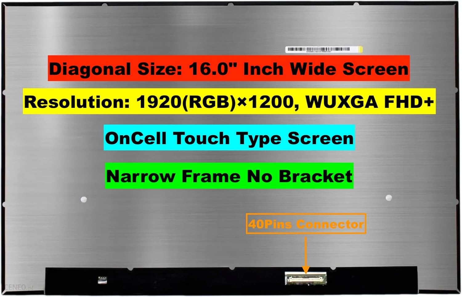 EM EMAJOR TECH New Screen Replacement for HP EliteBook 660 G11 1920X1200 FHD+ OnCell Touch LCD LED Display with Set of Tape and Tools (for Touch Model Only)