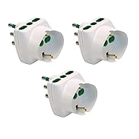 FANTON 82240-B3- set 3 pz adattatore triplo schuko bipasso spina schuko 16A