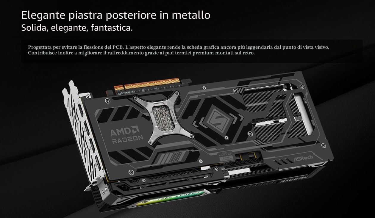 Asrock Steel Legend Radeon Rx 9070 Xt Dark 16gb