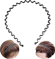 Vista 9 de bodbop XINGZHE Bandas para el cabello, diadema de metal para hombres y mujeres, diademas de moda para lavar la cara, maquillaje deportivo, banda