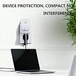 BSEED 1620 Protecteur de surgélation à simple sortie de joules, 1800W Mini Protecteur de surpression pour réfrigérateur, PC, TV, Xbox, PS5, Appareils ménagers, protecteur de tension avec LED Indicateur 120V, paquet de 4