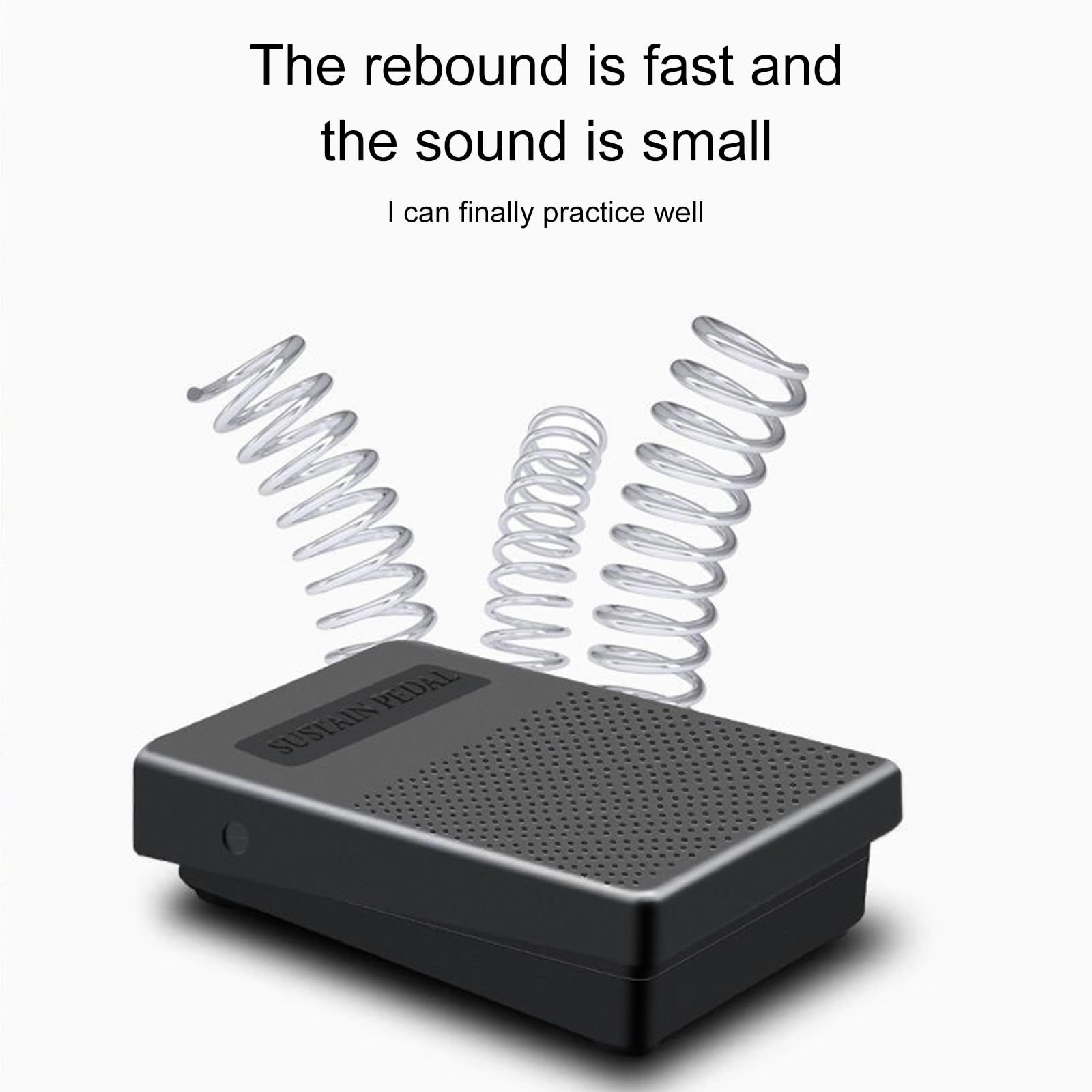 Pedale Sustain Universale Per Pianoforte Digitale E Tastiere | Pedale Di Sostenuto Con Jack 6,35 Mm