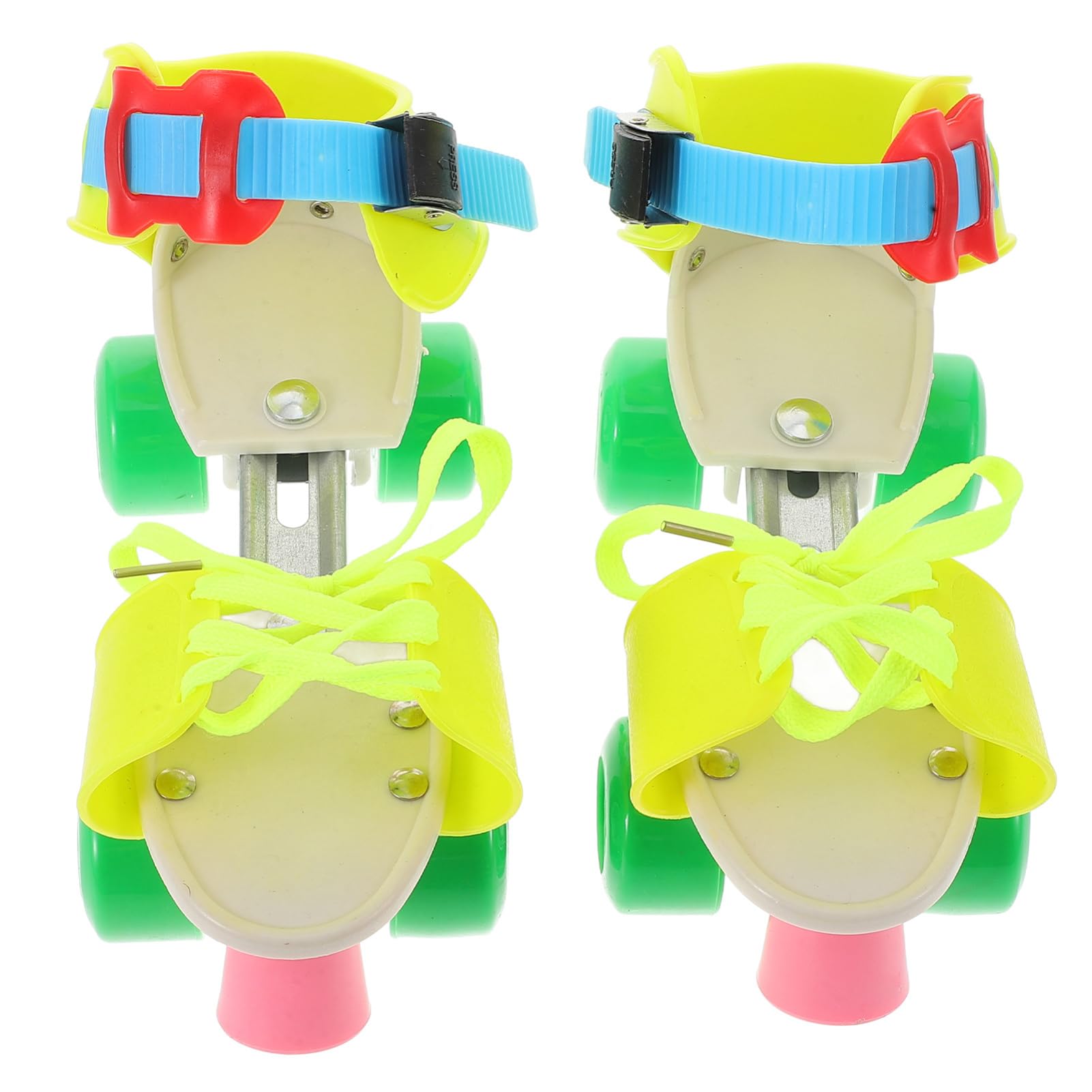 Abaodam Roller Skates for Kids Adjustable Size Double Row Wheels Boys Girls Safe Skates