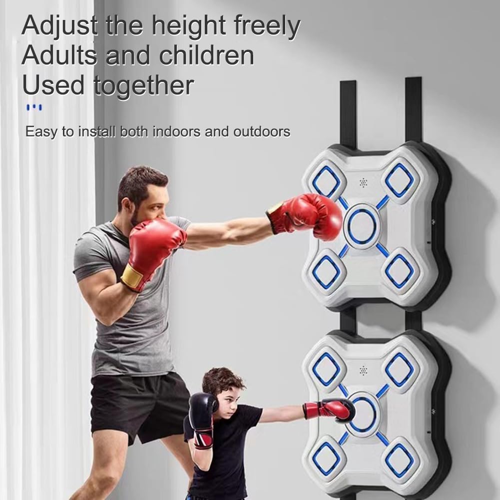 Music Boxing Machine, Musica elettronica Boxing Machine, Musica elettronica da parete Attrezzatura per l'allenamento, Divertimento elettronico intelligente Bluetooth montato a parete Boxing Tr