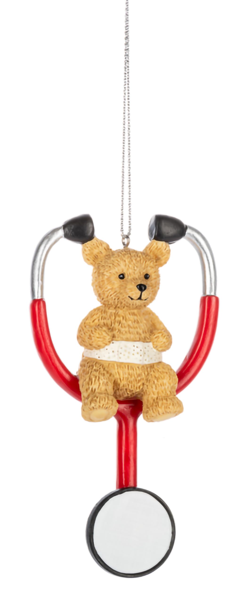 Ours en peluche médecin Ganz ornement Noël infirmière