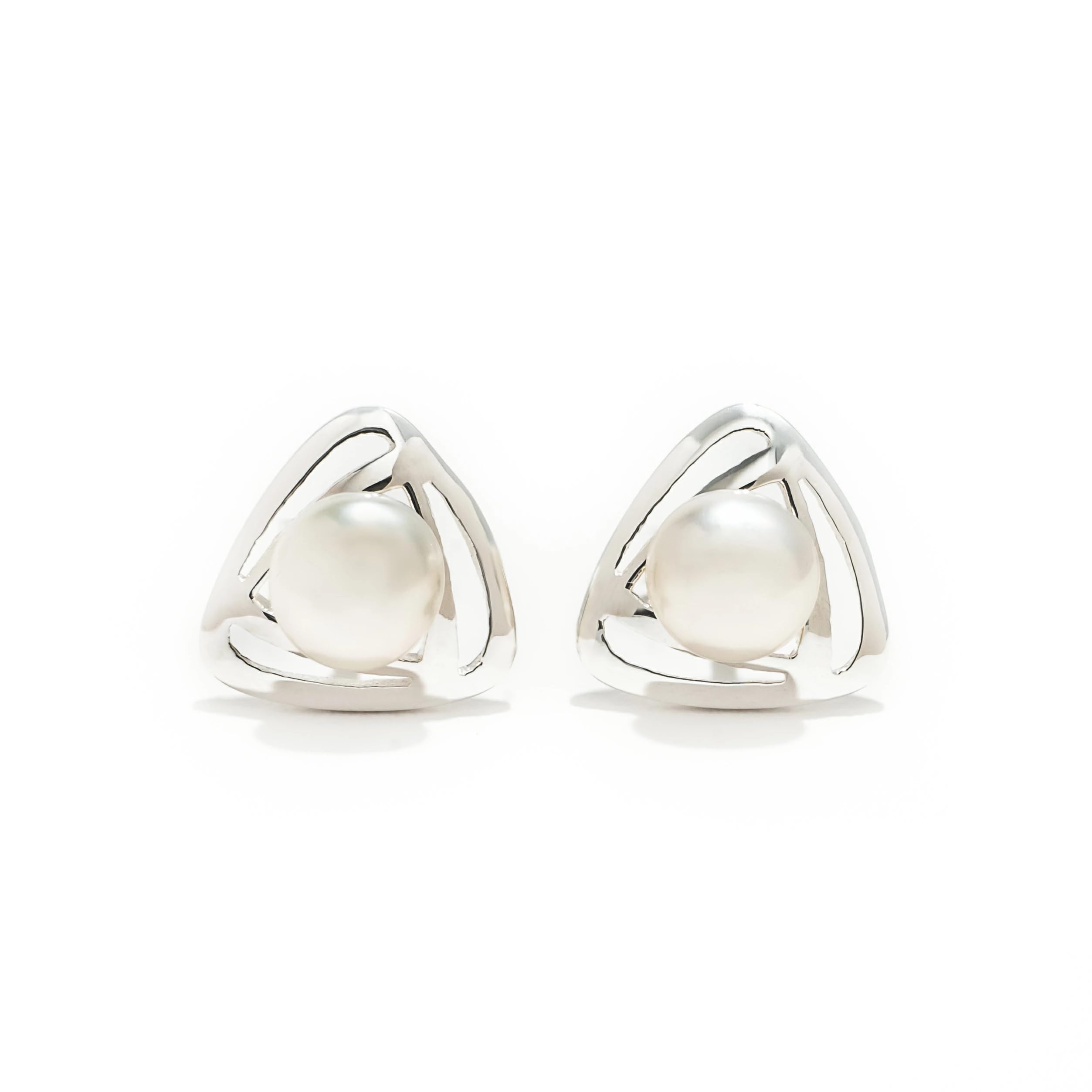 COSUMOSU 4-14mm Freshwater Pearl 925 Sterling Silver Dangle Drop stud earrings