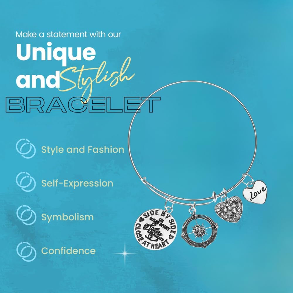 Infinity Collection Sister Gifts from Sister, Silver Bracelet for Sisters, Big Sister Little Sister Gift, Birthday Jewelry Friendship Gifts, Maid of Honor Gifts From the Bride - Sisters Jewelry - Image 3