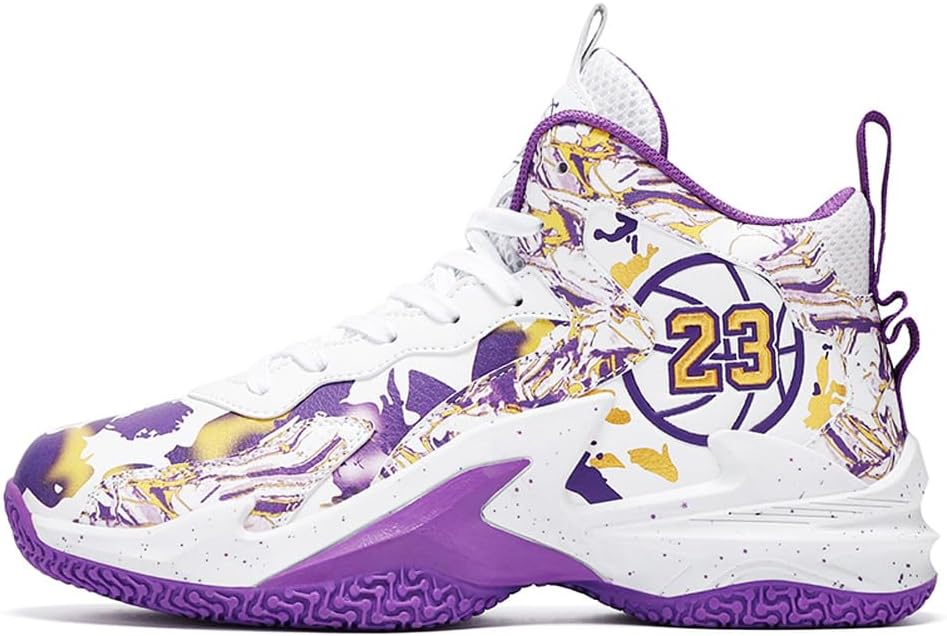 Men's Basketball Shoes Fashion Printed Sneakers