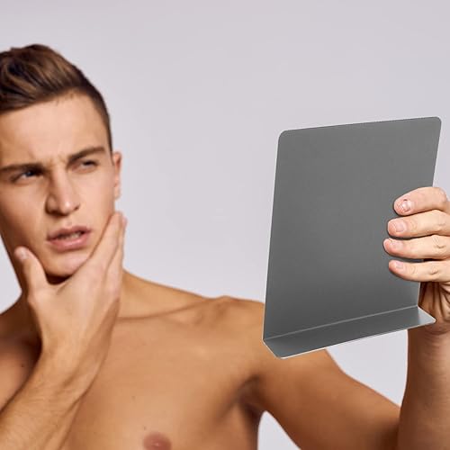 Miniatura 8 de Espejo de encimera independiente de una sola cara, espejo de escritorio acrílico para mesa, dormitorio, oficina, baño, dormitorio, hogar (8.5 x 9