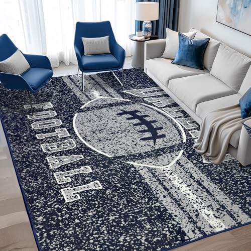 JIDDVFE 5x7 Machine Washable Rugs Area Rug Indoor Low Pile Carpet Rug Bedroom Living Room Office Dining Room Kitchen Laundry Room