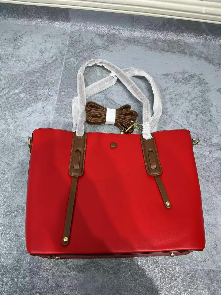 Bolsos de Mano de Lujo de Cuero auténtico para Mujer, Bolsos de Mano para Mujer, Bolso Grande con asa Superior, Bolso Grande de Tendencia para Oficina, Bolso Cruzado para Mujer