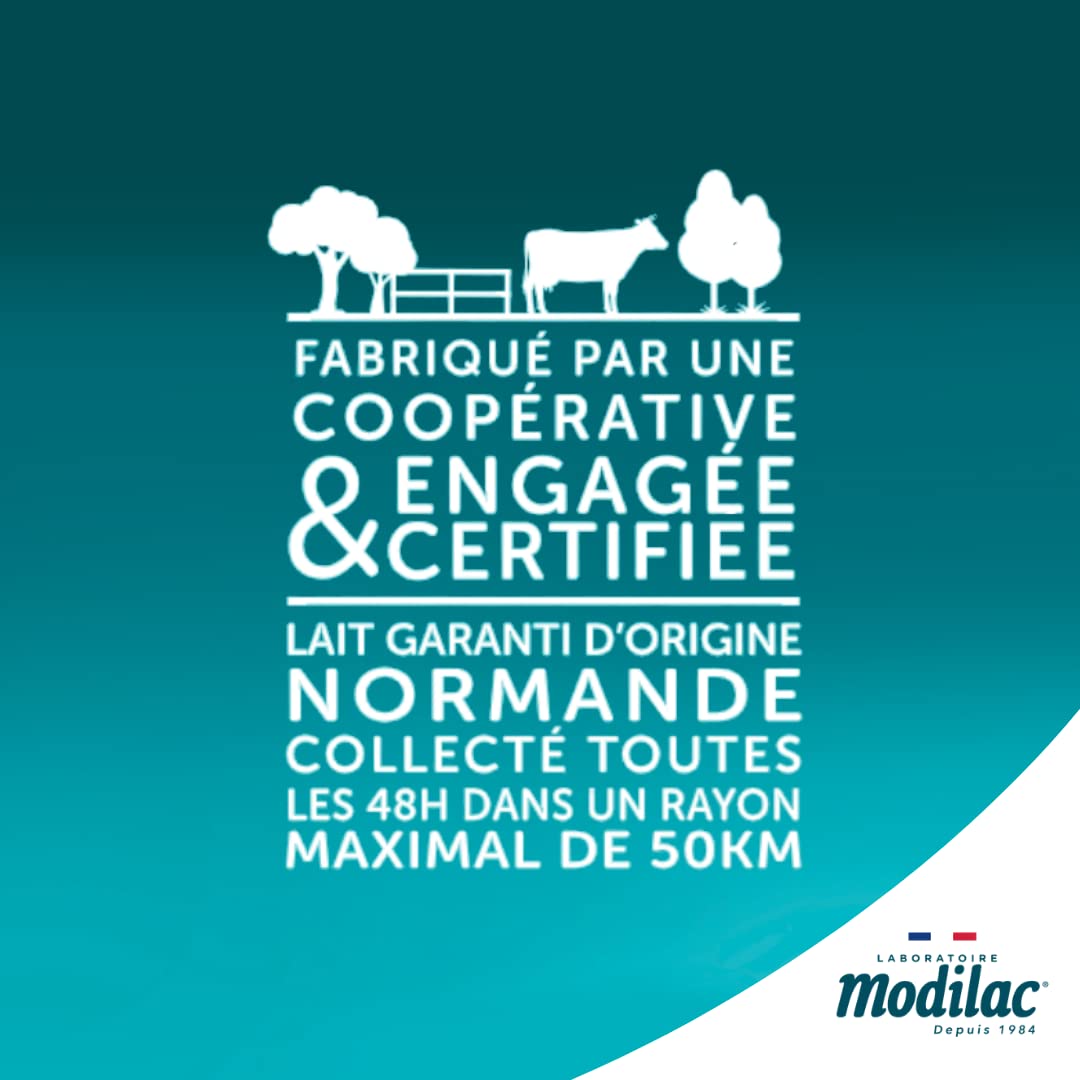 Modilac - Lait Infantile en Poudre Bio 1 - Riche en DHA, Sans Huile de Palme - Convient en Relais de l'Allaitement Maternel - Certifié AB - 1er Age, de 0 à 6 Mois - Lot de 3x800g