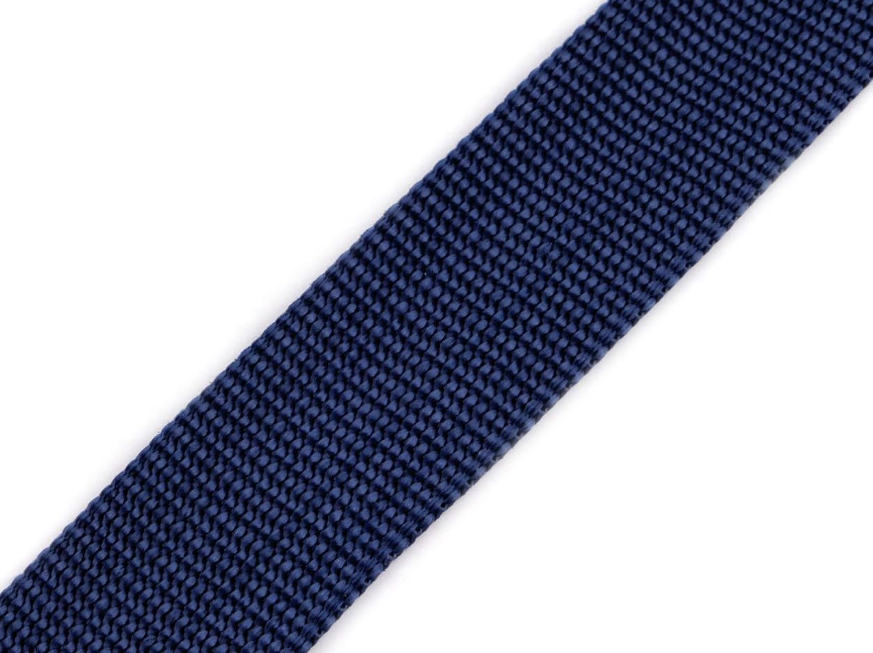 cyclingcolors 38mm Wide Polypropylene Webbing Strap 5m Rope for Backpacks, Furniture, Chairs, Haberdashery, Clothing, Dark Blue