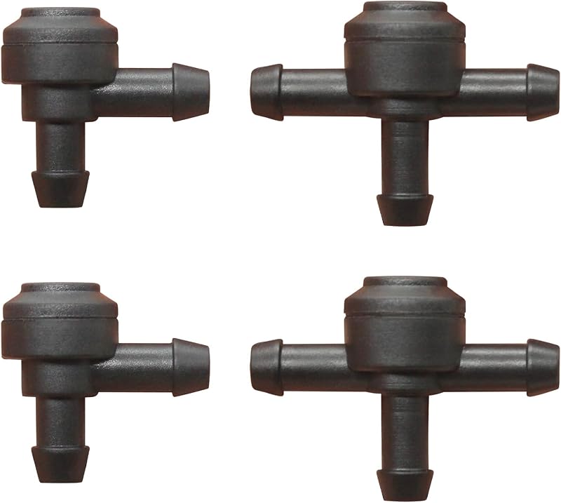 Válvula de retenção de fluido do lavador de para-brisa amavoler 3 vias para Volvo – 4 unidades