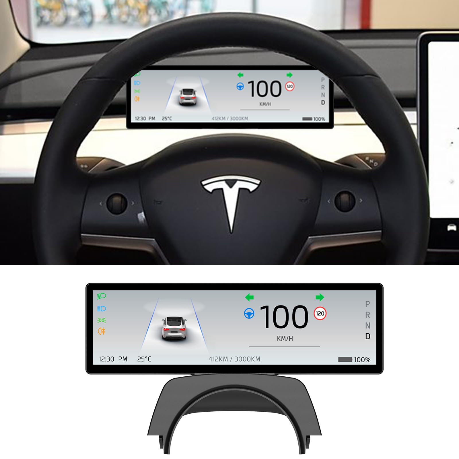 8.8” Head Up Display for Tesla Model 3 Highland 2023.09-2025.09