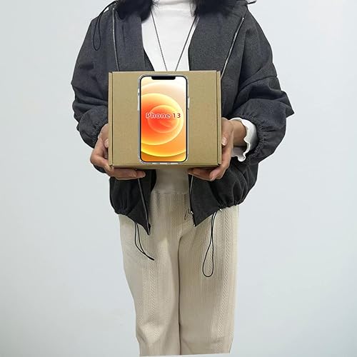 Miniatura 2 de Cajas de envío de 7 x 6 x 3 pulgadas, paquete de 25 cajas de cartón corrugado marrón para embalaje de pequeñas empresas, cajas para regalos de