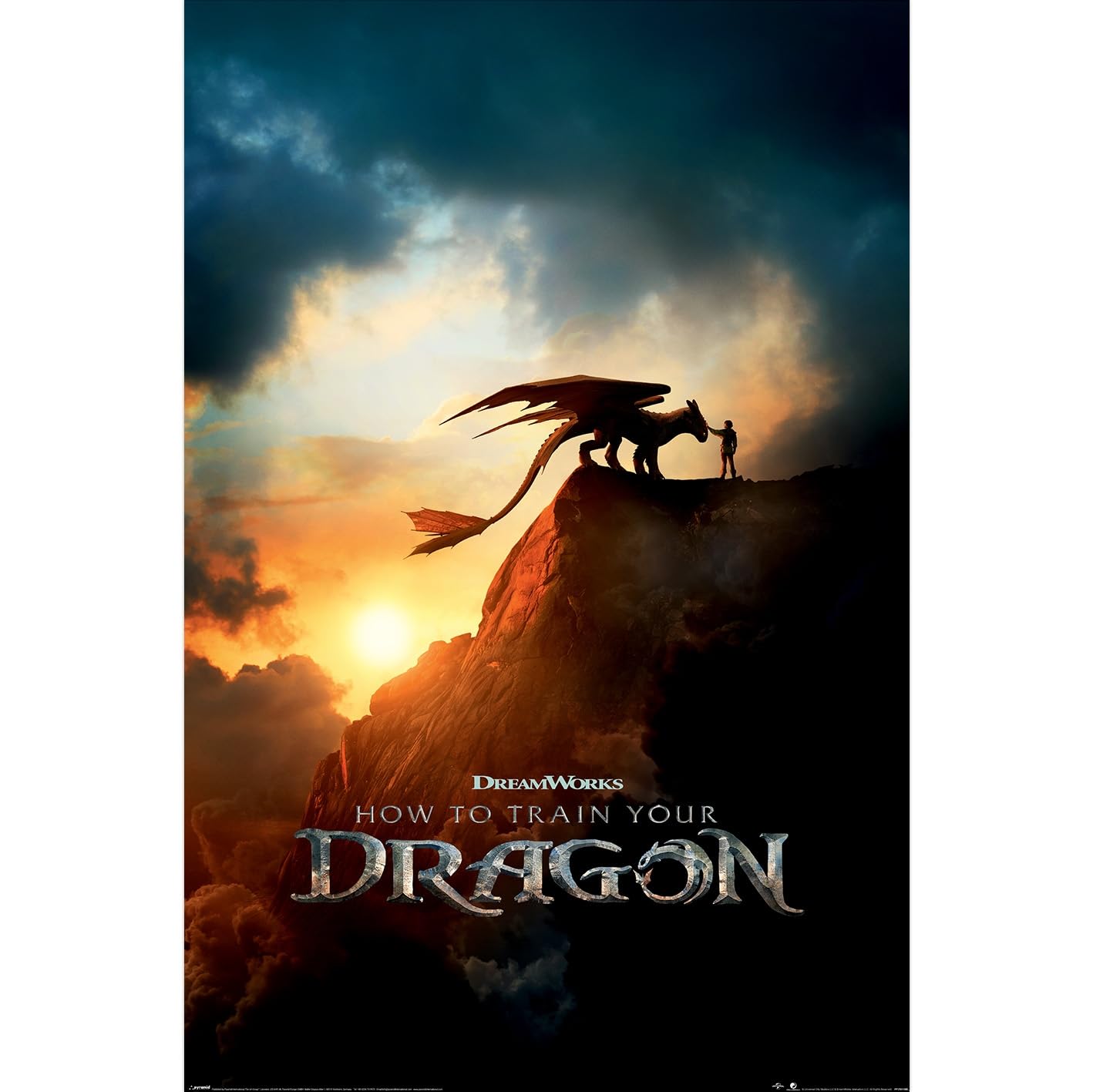Pyramid International Official Maxi Poster – How To Train Your Dragon (Movie Poster) | Decorative Wall Art | 61cm x 91.5cm for Bedrooms, Dorms & Fans, Vibrant colors