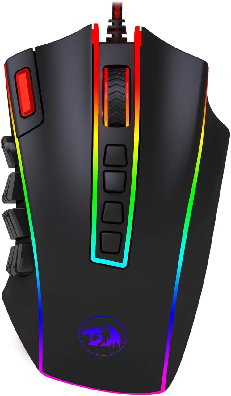 Best Deal 🛒 Redragon M990 Legend 24000 DPI High-Precision Programmable Laser Gaming Mouse for PC, MMO FPS, 16 Side Buttons, 5 Programmable User Profiles, 5 LED Lighting Modes (Black) Holiday Deals 🛒 Redragon M990 Legend 24000 DPI High-Precision Programmable Laser Gaming Mouse for PC, MMO FPS, 16 Side Buttons, 5 Programmable User Profiles, 5 LED Lighting Modes (Black)