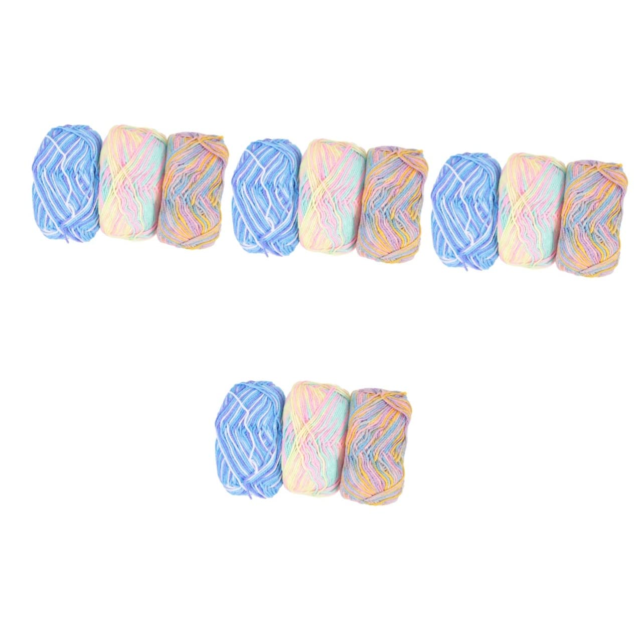 NUOBESTY 4 Set Filato Lana Filo Ciotola Per Maglieria Avvolgitore Coperta Accessori Per Punti Uncinetto Fili Tessuto Crochet Fornitura Di Maglieria Cotone 3 Pezzi * 4