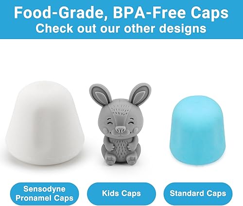 Miniatura 18 de Tilcare - Tapas de pasta de dientes con cierre automático, paquete de 6, dispensadores de tapas sin residuos para baño de adultos y niños, tapas