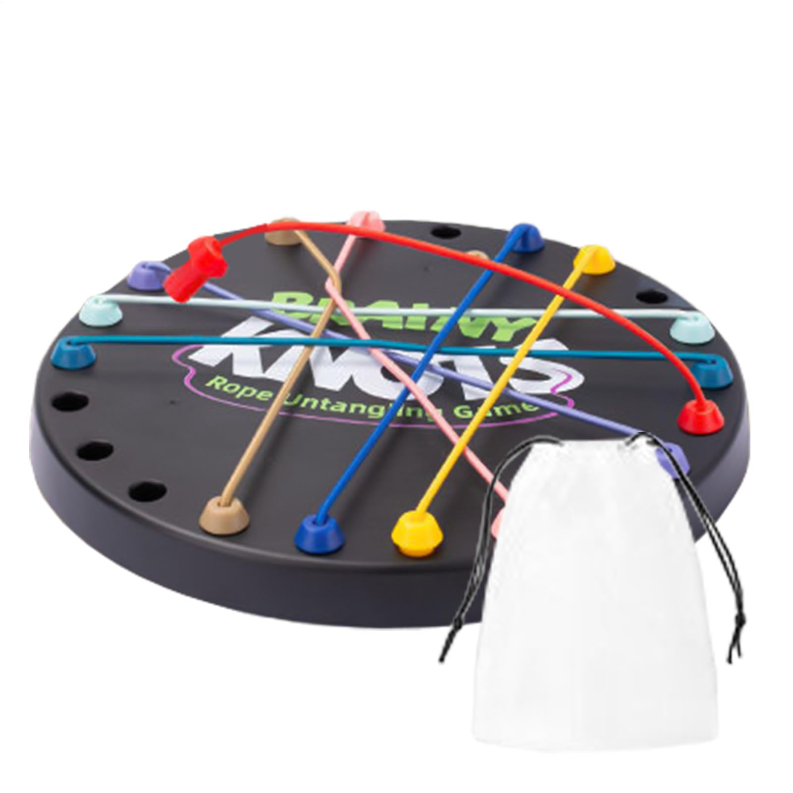 Brainy Knots Jeu De Puzzle De Corde, Stratégie Cérébrale À Cordes Torsadée, Jeux De Société De Puzzles Logiques