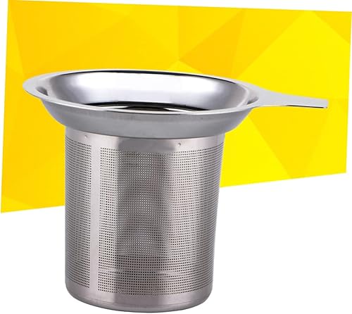Miniatura 9 de BESTonZON Filtros de café, 2 unidades, para restaurante de té, reutilizables, para tazas, cesta de tienda, cocina, filtro de acero para el hogar,