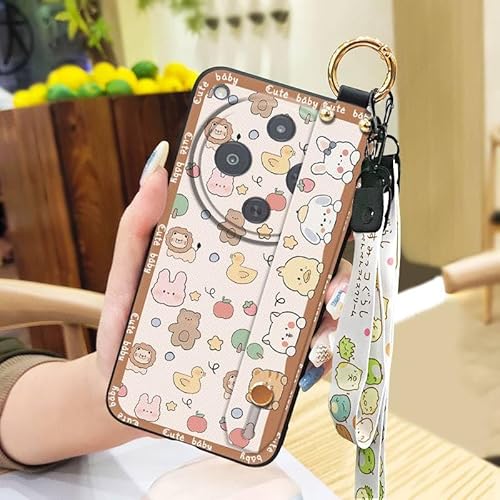 Phone Case Compatible with ZTE Nubia P9 Pro 5G/Optus X Pro 2 5G, Kickstand Cute Ring Dirt-resistant Soft case Protective Design