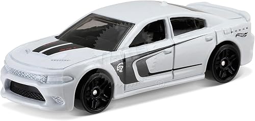 Hot Wheels 2016 Muscle Mania '15 Dodge Charger SRT Hellcat Blanco