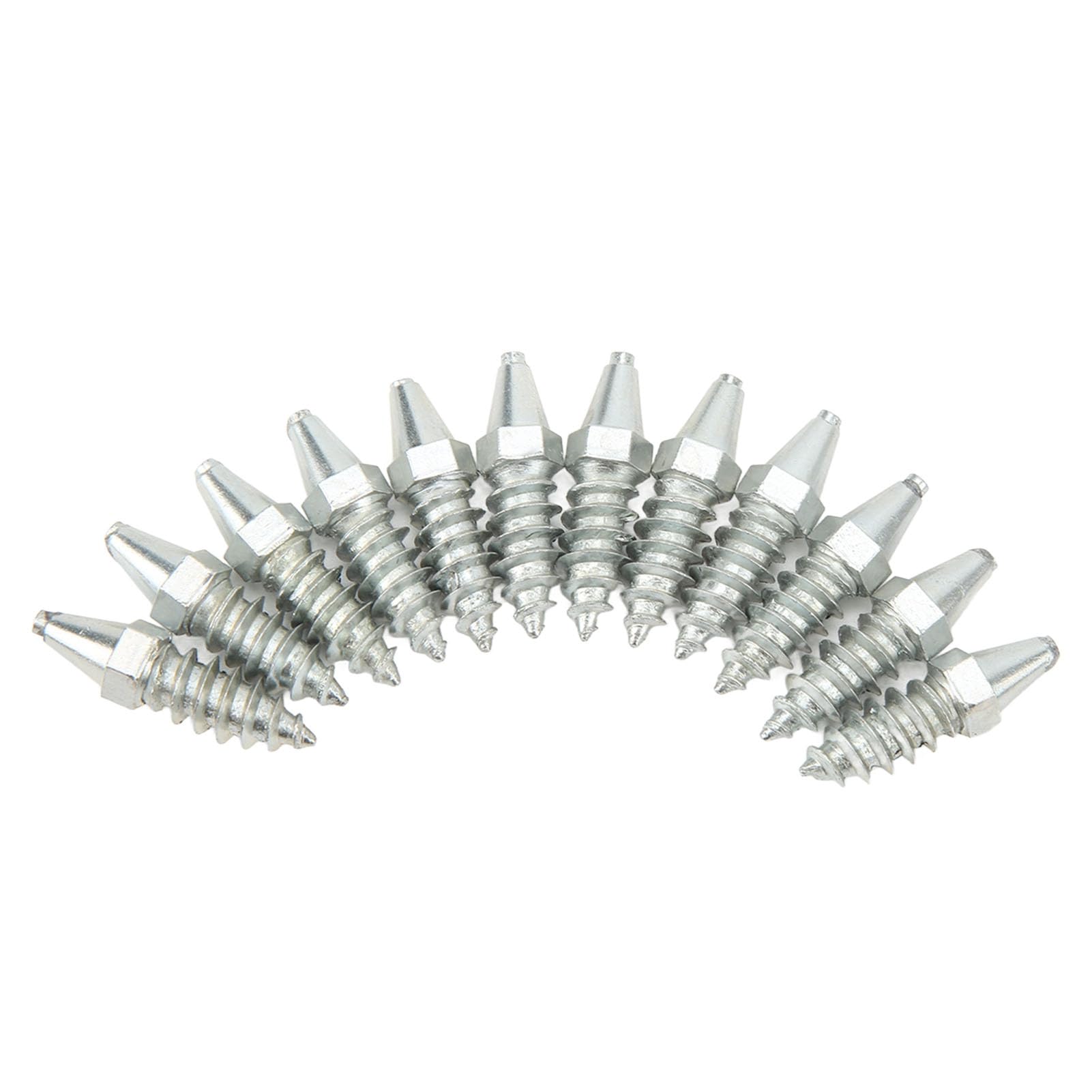 Aramox Kołki Do kół Stal Wolframowa i Aluminium Kolce Do Opon śniegowych M8 8 Mm 50 szt. Antypoślizgowe Kołki Opon ładowarki Miniładowarka Ciągnik Wózek Widłowy Motocykl Użytku Zimowego