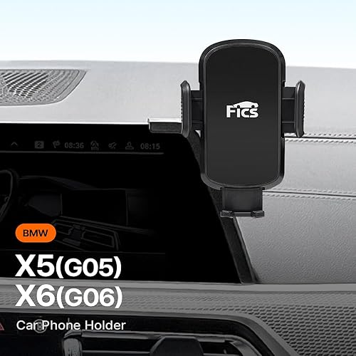 Miniatura 9 de FICS Soporte de teléfono de coche para BMW X5 (G05) y X6 (G06)  Montaje personalizado para integración de pantalla sin costuras, accesorios