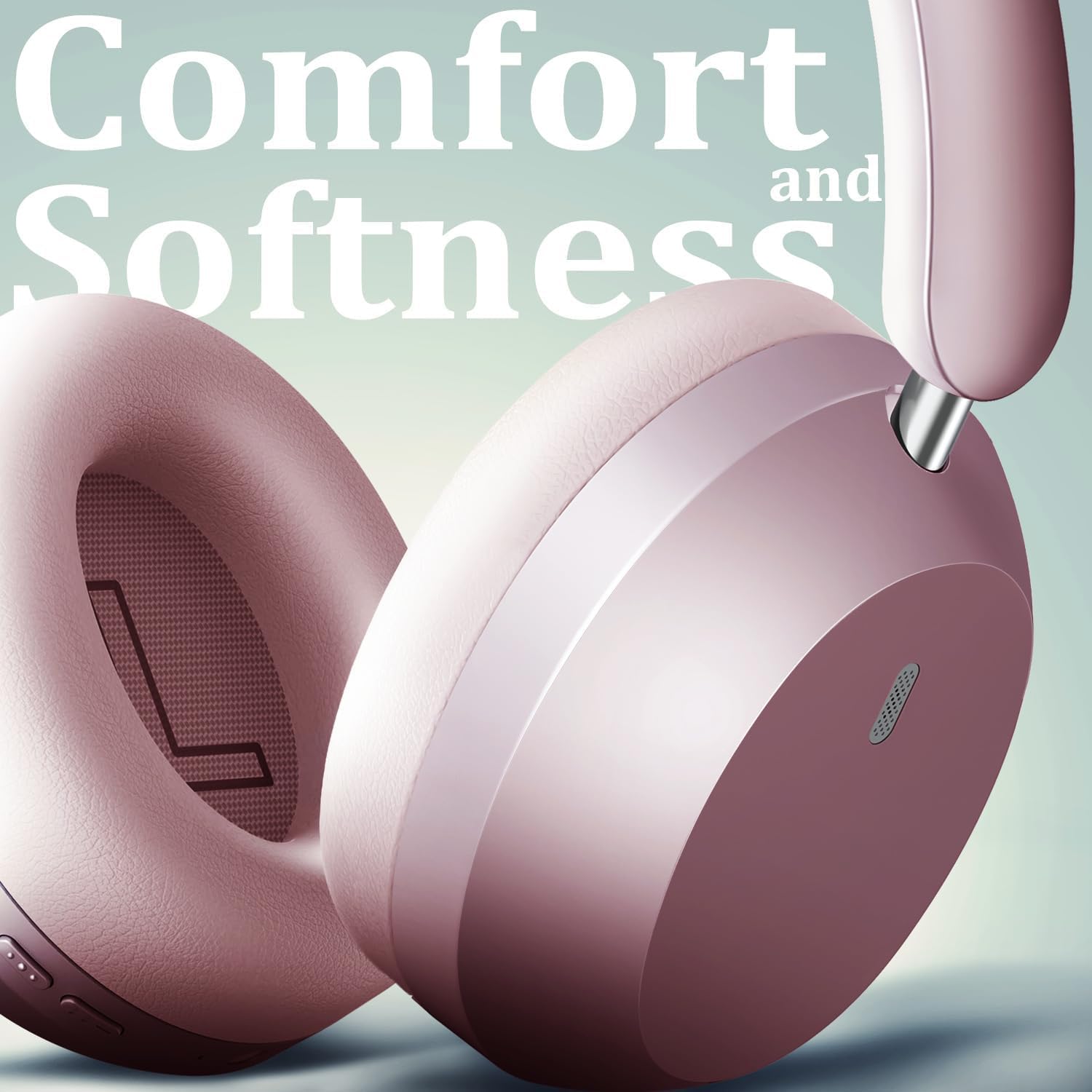 Wentronic Y04 - Cuffie over-ear Bluetooth senza fili, immergiti in ogni battito con cancellazione attiva del rumore e suono ad alta risoluzione, riproduzione 48 ore, morbido cuscinetto auricolare per