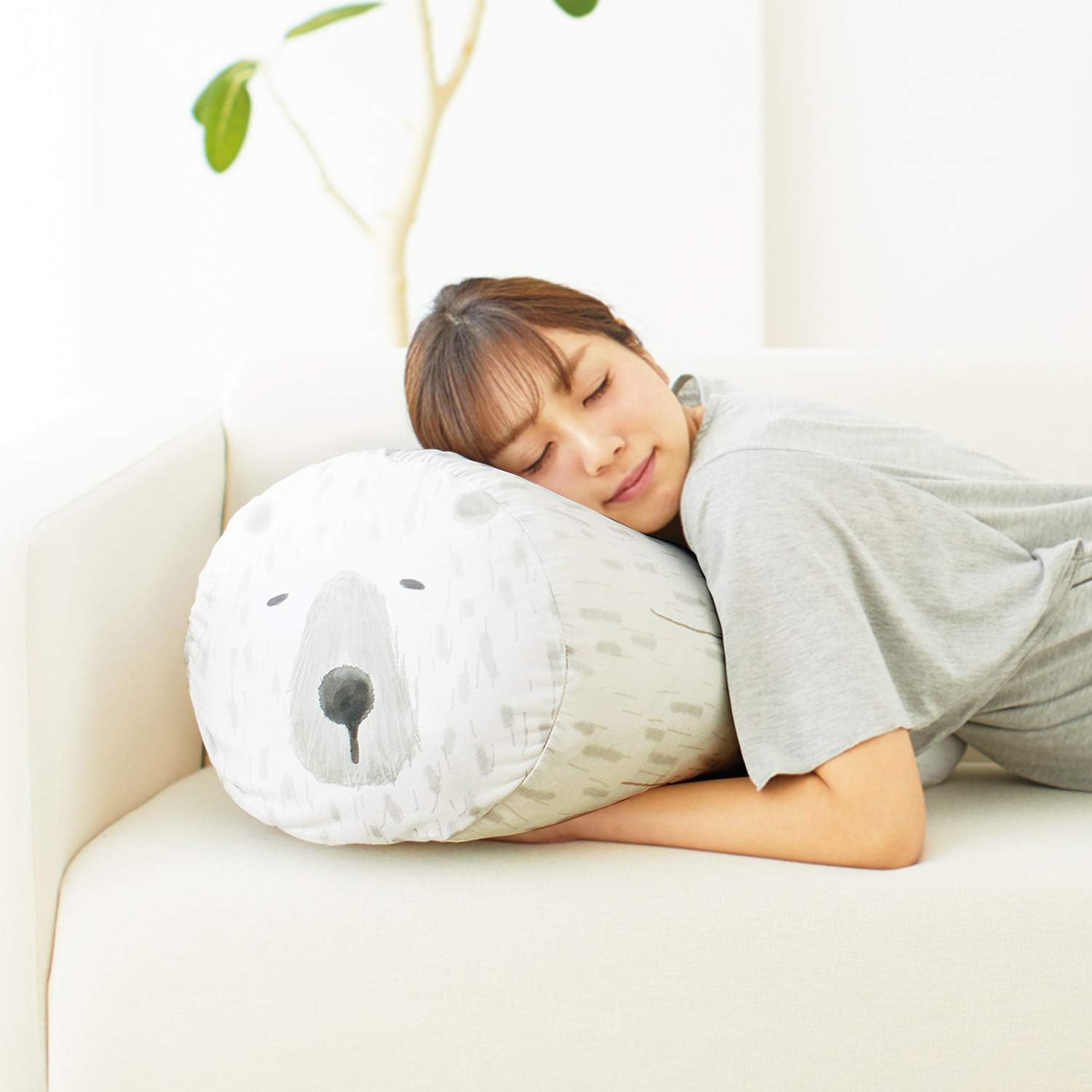 Amazon Co Jp 東洋ケース ひんやりグッズ 約f350 D600mm 接触冷感 ひんやり おふとん収納クッション しろくま Cool Ofc 01 ホーム キッチン