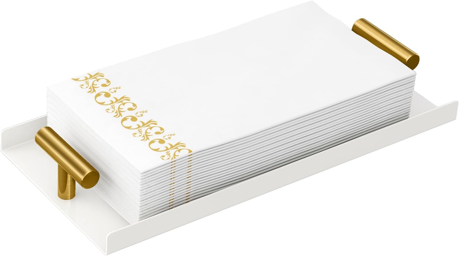 Amazon.com: Wican Vertical Stance Bathroom Napkin Holder Takes Up Less ...